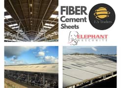 Fiber Cement Corrugated Sheet-Roofing/Warehouse/DairyFarm/Sheds/Garag