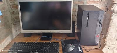 Ryzen 3 2200g CPU + 24 inch LCD full setup