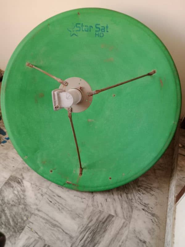 Dish with receiver 1