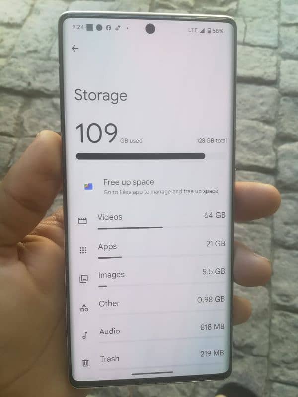 Google pixel 6 Pro 12 GB RAM 128 GB storage 3