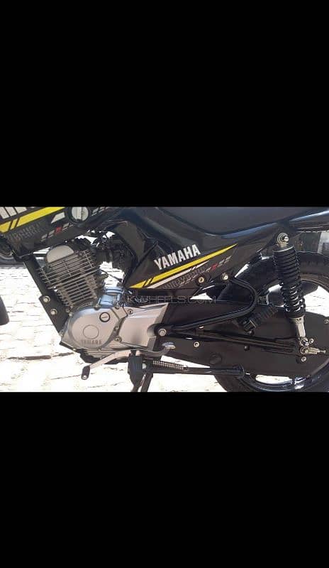 yahama ybr 125 2022 model ,rawalpindi number . . all pnajab 1