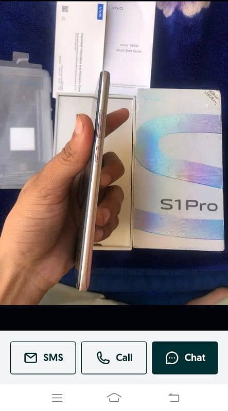 vivo s1 pro mobile 8/128/all accessory sael ke liye 0