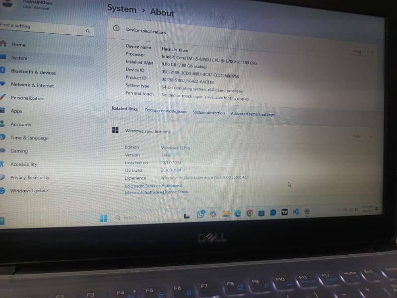 Dell Latitude 7290 Core i5  8th Generation 3