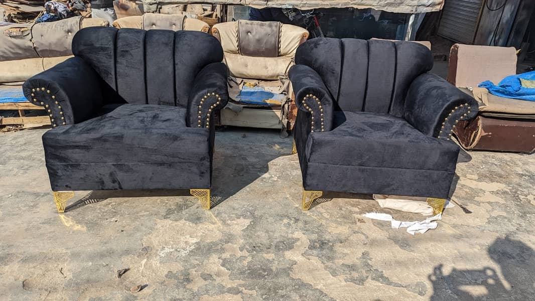 Sofa set | Five Seater | 3+1+1 set | 15 year warranty | Brace legs 1