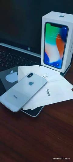 Iphone x pta approved 256gb my whatsapp number ( 0340 6950368 )