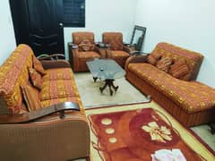 8-Seater Sofa Set in Good Condition – Affordable Price!