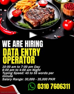 Hiring Data Entry Operator