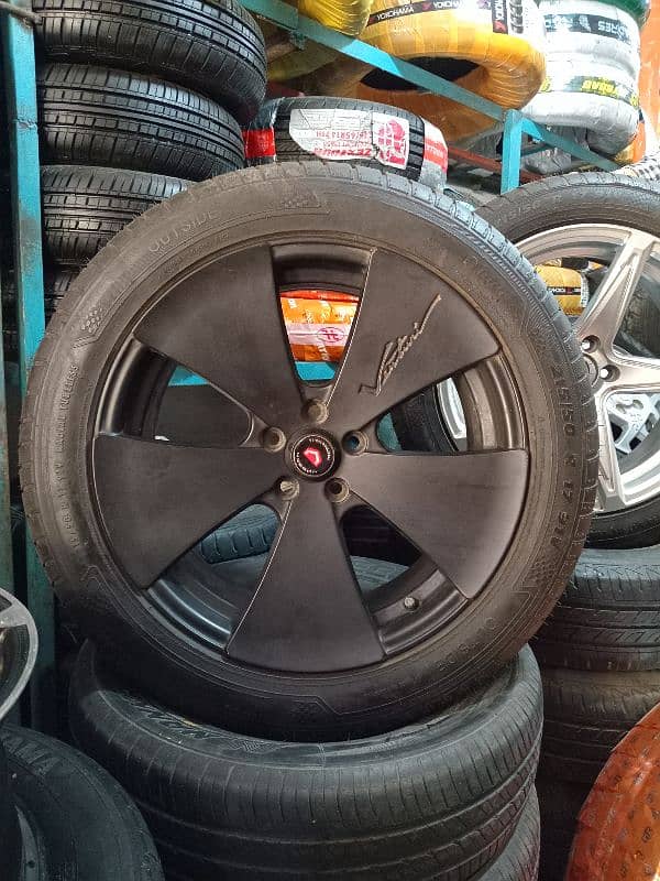 tyres rims alloy wheels dunlop michelin genral yokohama alto mehran fx 7