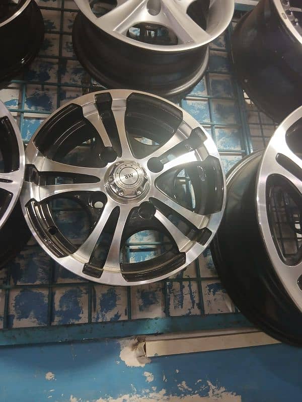 tyres rims alloy wheels dunlop michelin genral yokohama alto mehran fx 16