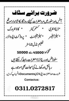 Urgent workars ki zarorat hai