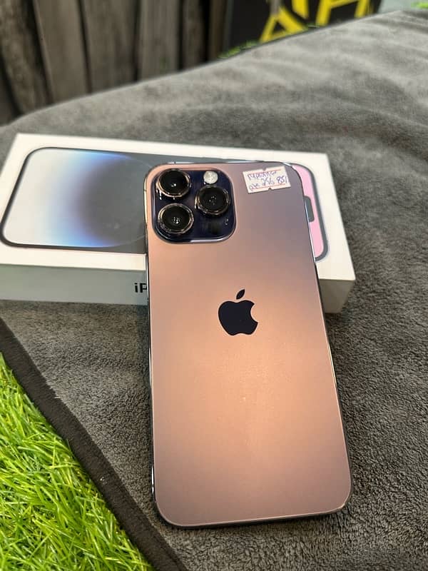 iphone 14pro max 256gb pta approved 0