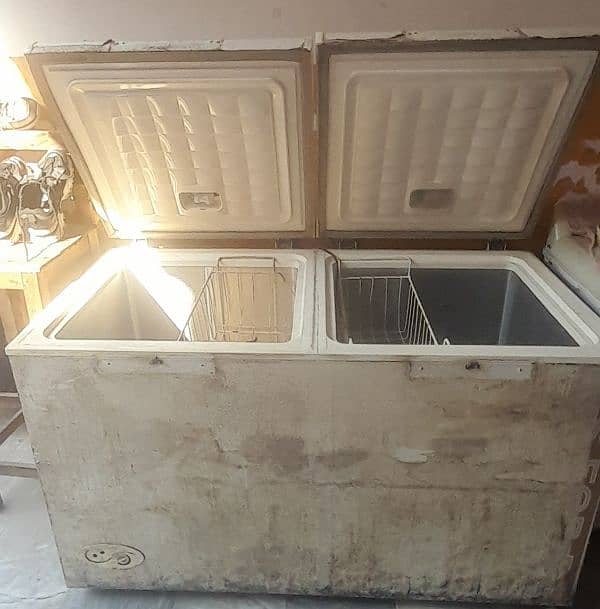 double door freezer full size 0