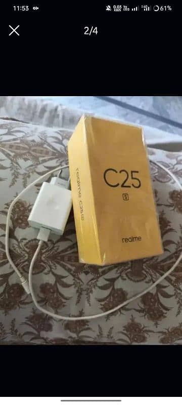 realme C25s box charge original halat hei 0