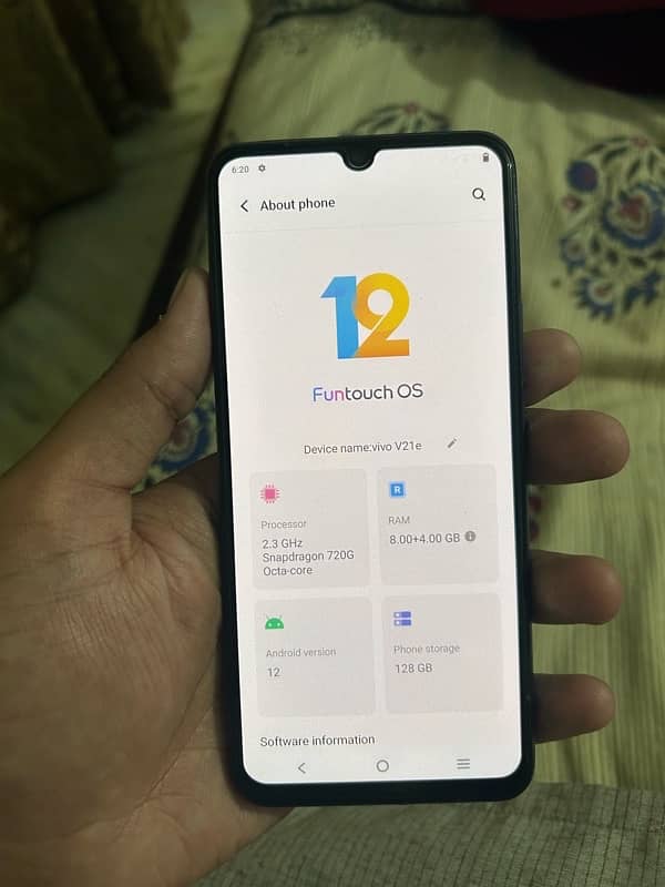 vivo 21e brand new kit with original charger urgent sell 2