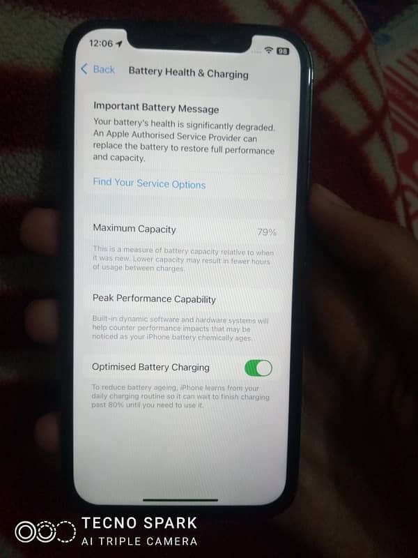 iphone 12 pro condition 8/10 panel changed but Face id okay 1