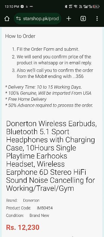 sports earbuds donetron 100% orignal 11