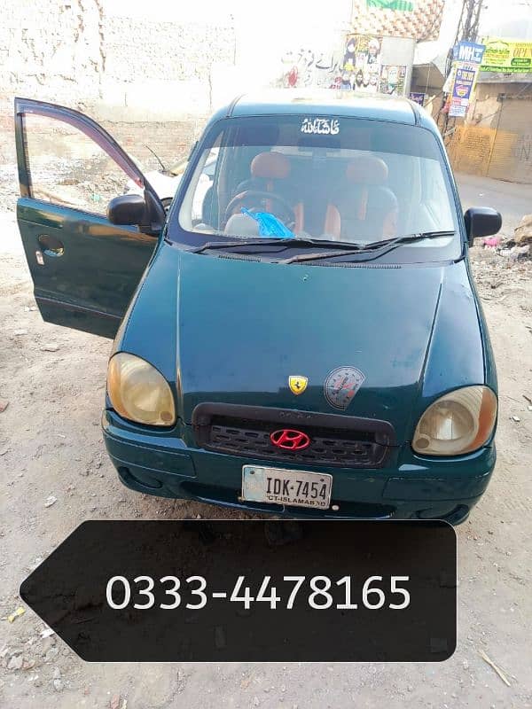 Hyundai Santro 2001 home use 0333-4478165 0