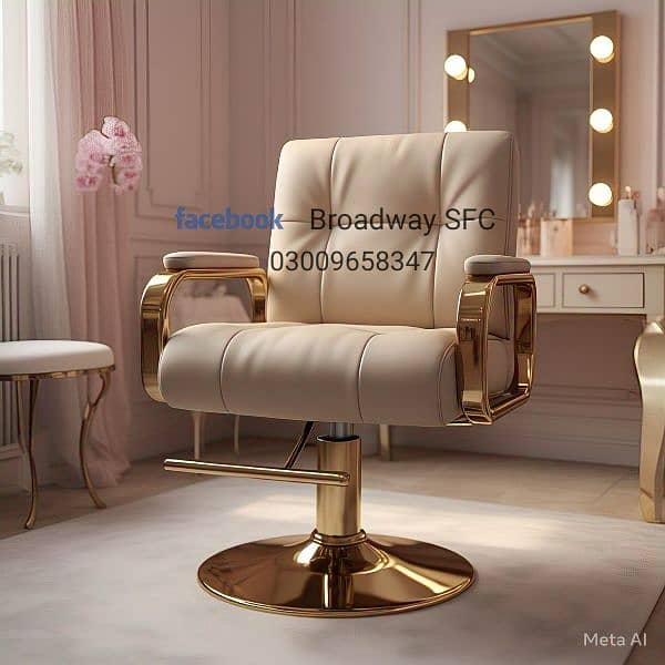 Salon chair saloon chair shampoo unit pedicure Spa bed Trolley 1