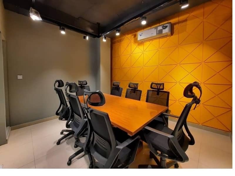 Brand New 2500 Sqft Fully Furnished Office Near MM Alam Road Gulberg For Rent Original Pics 2