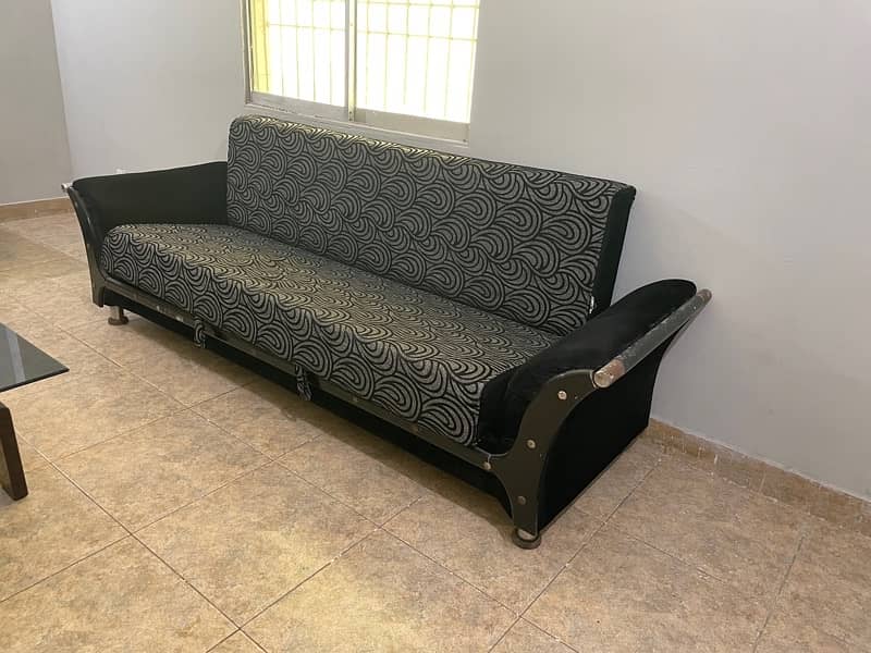 Sofa Bed And 1 center table for sale 2