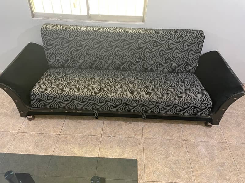 Sofa Bed And 1 center table for sale 3