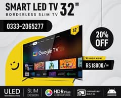 Discount offer 32 inch Smart Led Tv YouTube Wifi brand new Led