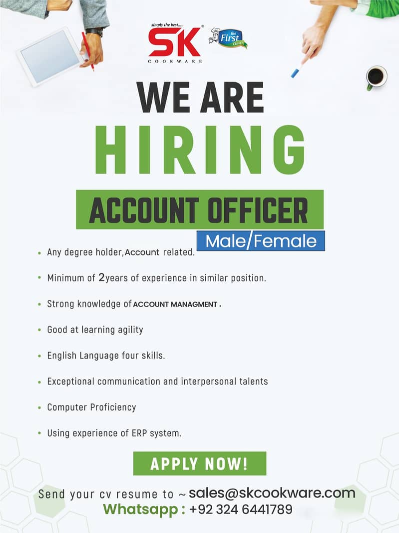 Account Officer in Gujranwala 0