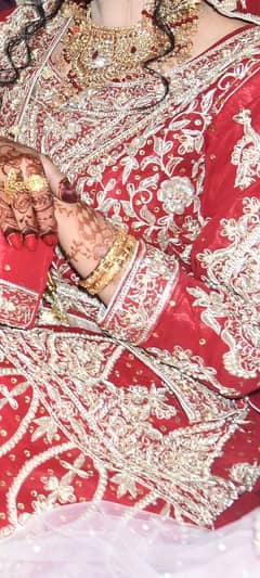 bridal dress / Red lehnga