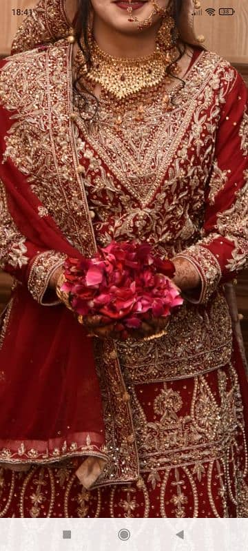 bridal dress / Red lehnga 3