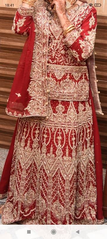 bridal dress / Red lehnga 4