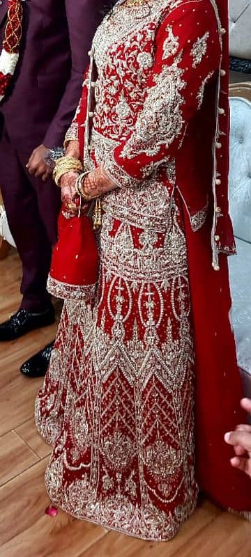 bridal dress / Red lehnga 5