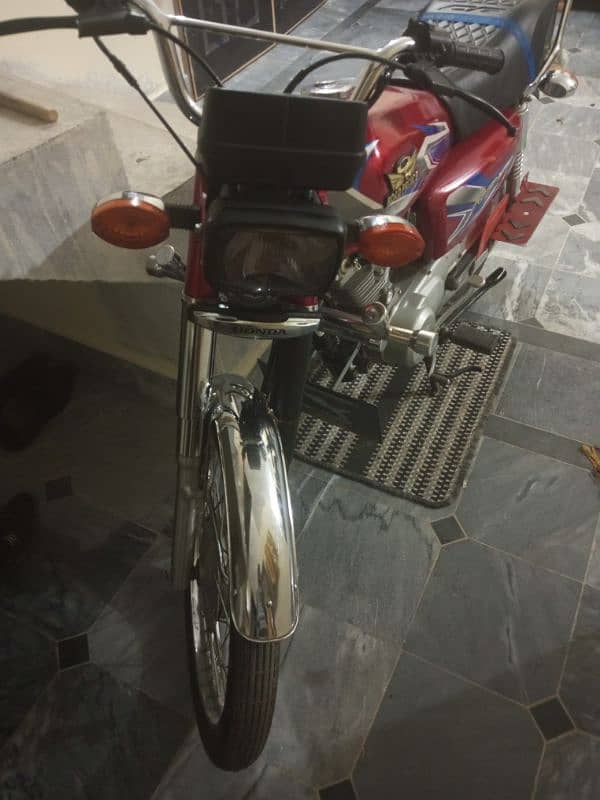 all ok road prince 125 , good condition red colour 8