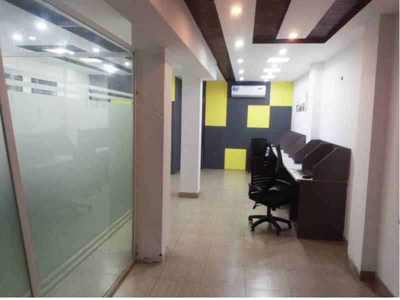 Area 750 square Feet Brand New Corporation Office Available For Rent in Main Boulevard Road Gulberg 3 Lahore 2