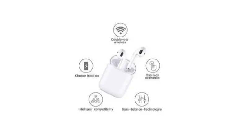 Airpods i12 TWS Wireless charging case for music and Gaming 1