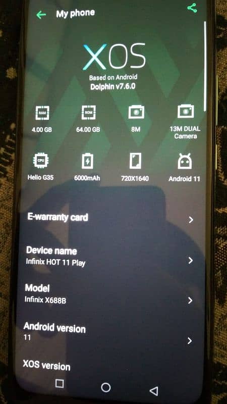 Infinix hot 11 play for sale 4