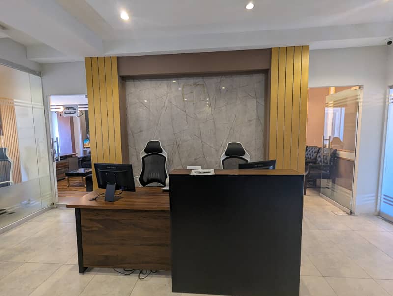 FURNISHED OFFICE FOR RENT IN PHASE 7 BAHRIA TOWN 2