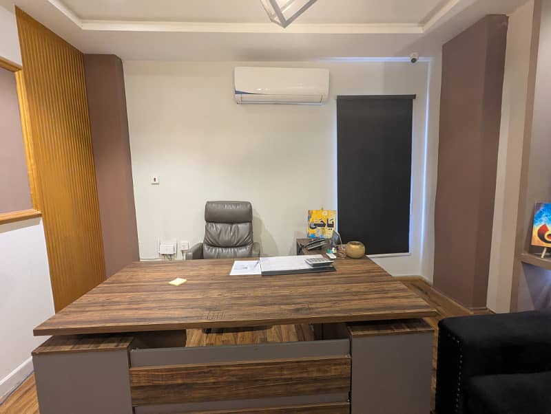 FURNISHED OFFICE FOR RENT IN PHASE 7 BAHRIA TOWN 10