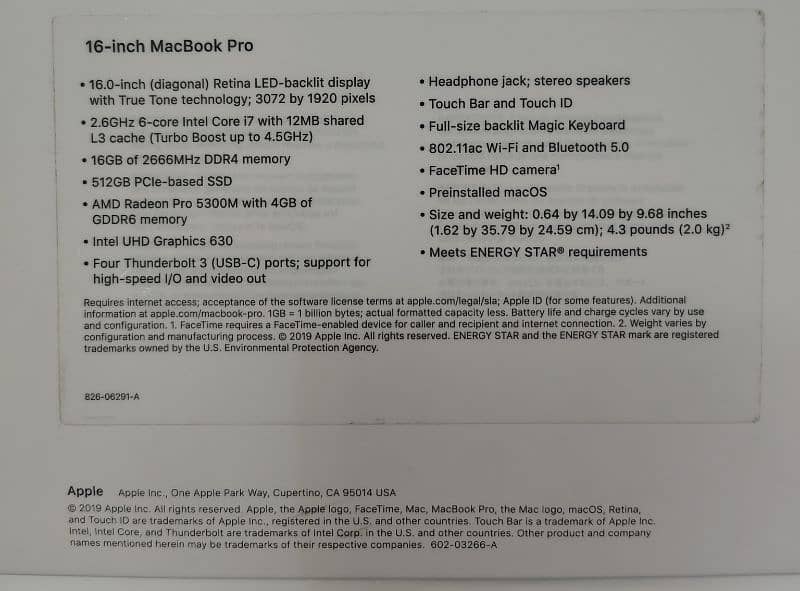 MacBook Pro 16-inch 1