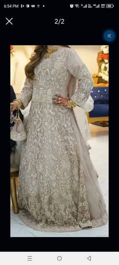 Maxi / Bridal maxi / Wedding wear / walima maxi for sale / mayo dress