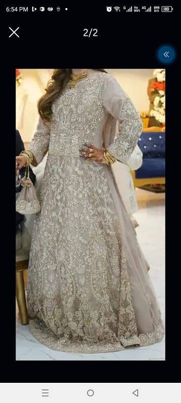 Maxi / Bridal maxi / Wedding wear / walima maxi for sale / mayo dress 0