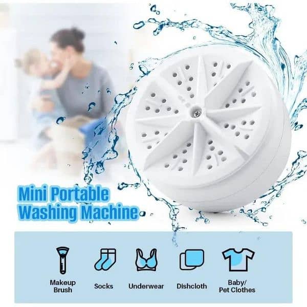 portable Mini washing machine free home delivery 1