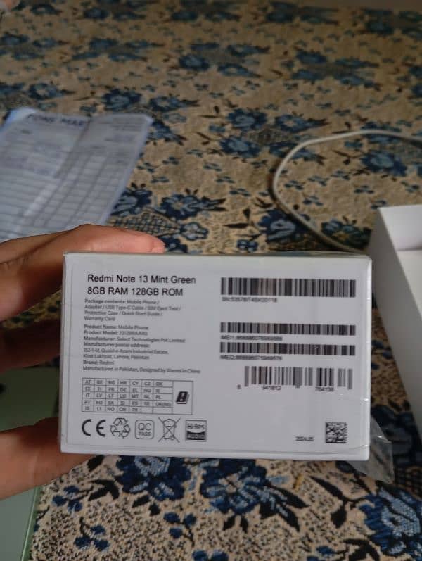 redmi note 13 green colour 10/9.5 8/128gb 4