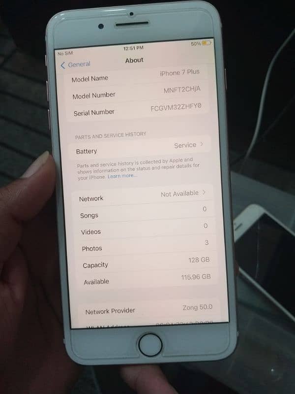 iphone 7plus 128gb non pta 10/10 condition 5