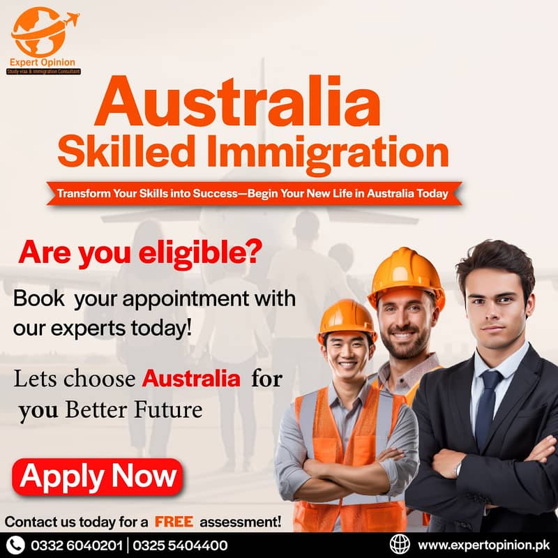 Visa Consultant - Services in Lahore, Australia Skilled Immigration 0