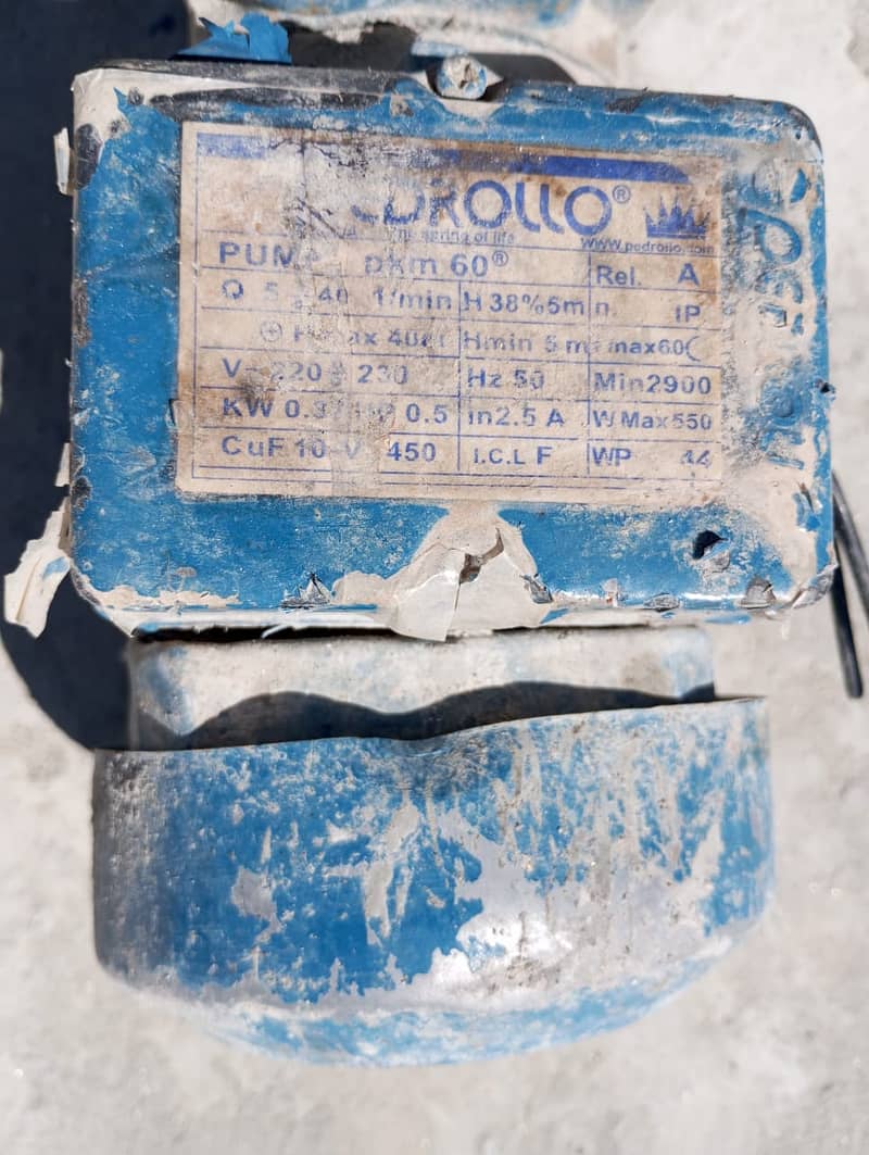 water motor water pump rawalpindi in good condition 2