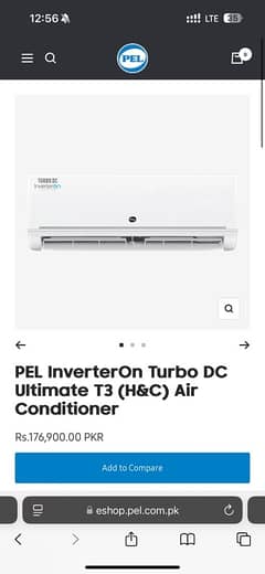 used Pel inverton Turbo Dc ultimate t3 hot and cool