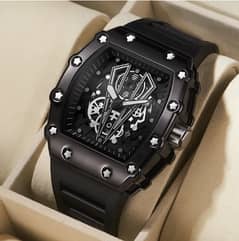 Quartz Waterproof Sport Square Luminous Watch For Men