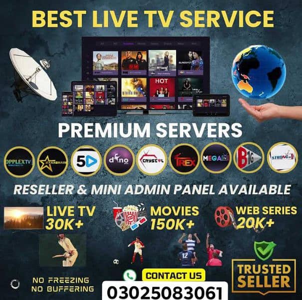 OPPLEX TV IPTV Live TV Channels / Android & Smart LED 03025083061 0