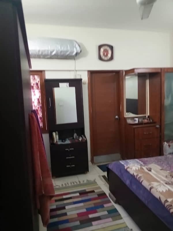 Fully Furnished Apartment For Rent 2 Bedroom With Attached Bathroom Drawing Dining Room 2nd Floor DHA Phase 5 Saba Com 2