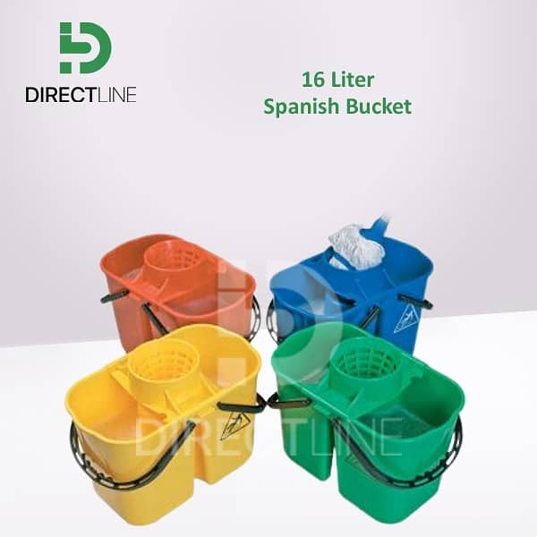 Mop trolley|Mop Bucket|Dustbin|Janitorial trolley 4